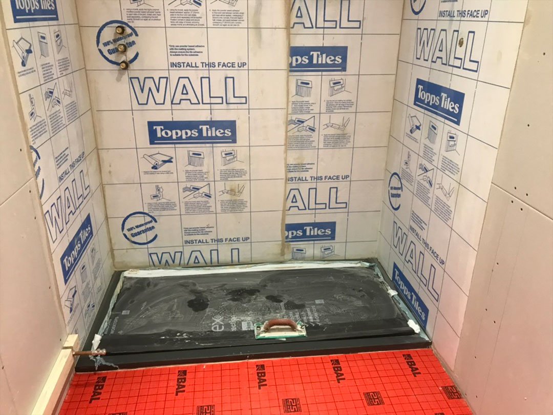 waterproof system in shower room