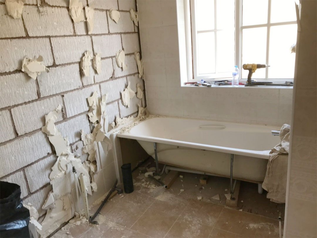 waterproof system in shower room