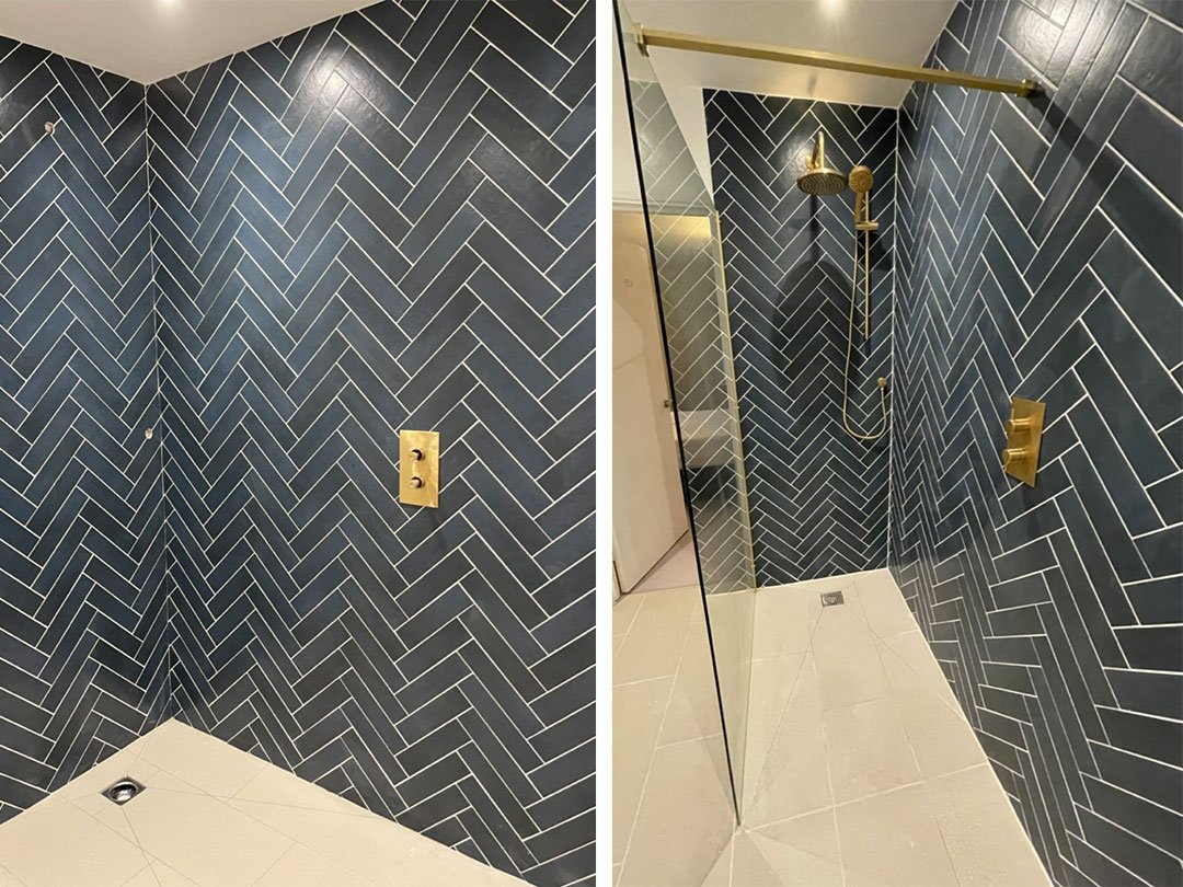 wall hung double basin